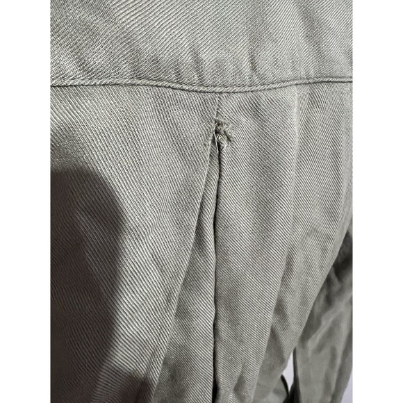 Japna Green Elastic Waist Mini Dress Long Sleeve - Picture 6 of 7